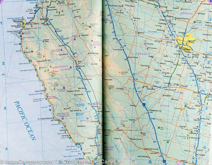 Atlas routier de poche &#8211; Panaméricaine Nord | ITM - La Compagnie des Cartes