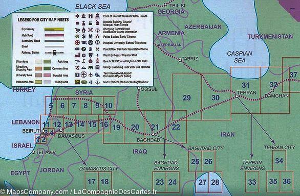 Atlas routier de poche - Route de la Soie | ITM atlas ITM