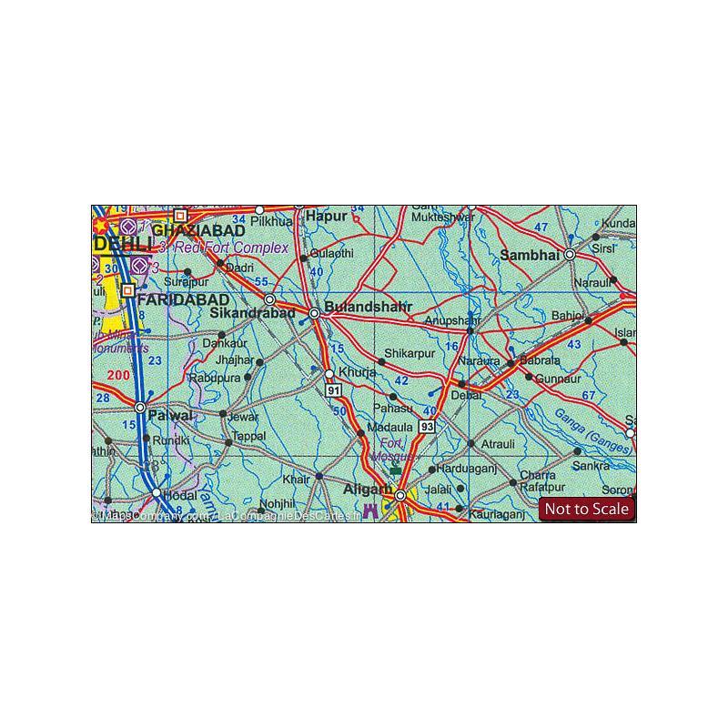 Atlas routier de poche - Subcontinent Indien | ITM atlas ITM