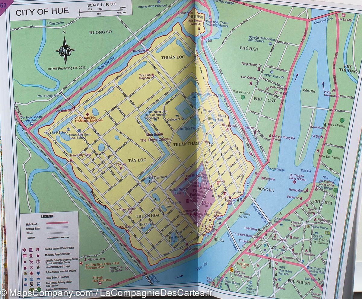 Atlas routier de poche - Thailande, Vietnam, Laos & Cambodge | ITM atlas ITM