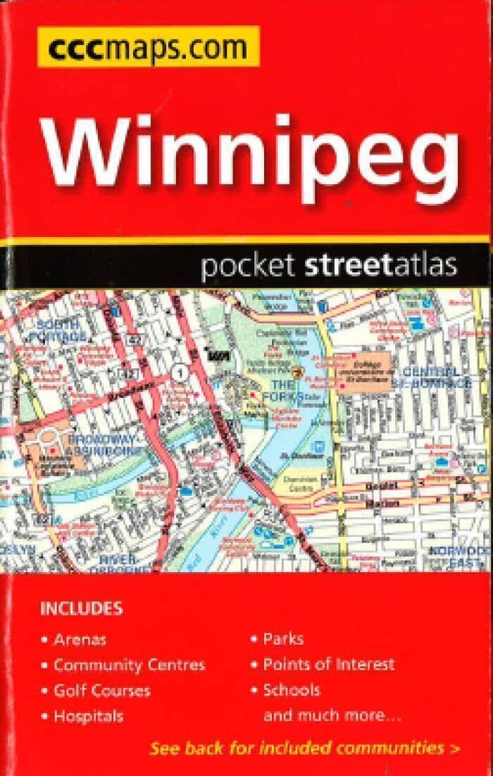 Atlas routier de poche - Winnipeg (Manitoba) | Canadian Cartographics Corporation atlas Canadian Cartographics Corporation