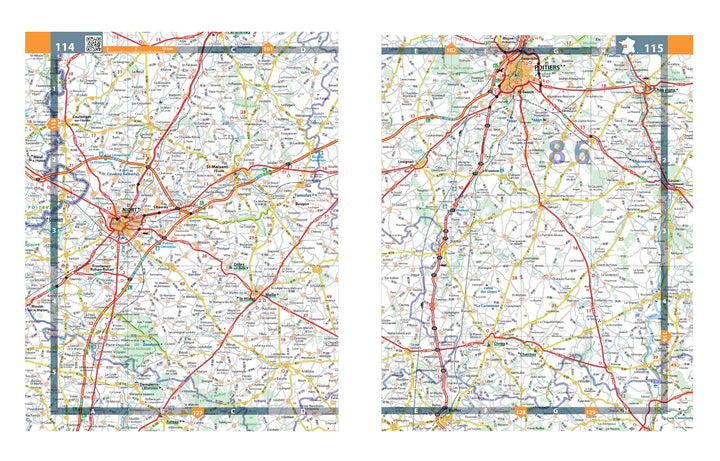 Atlas routier et touristique plastifié - France (à spirales) - Édition 2023 | Michelin atlas Michelin 