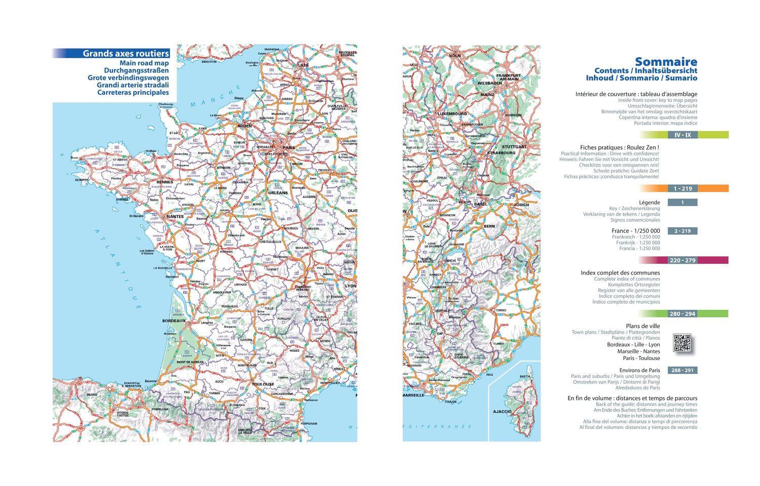 Atlas routier et touristique plastifié - France (à spirales) - Édition 2024 | Michelin atlas Michelin