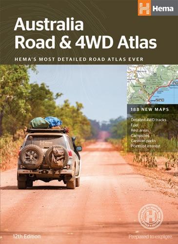Atlas routier et tout terrain - Australie (25,2 cm x 34,5 cm) | Hema Maps atlas Hema Maps