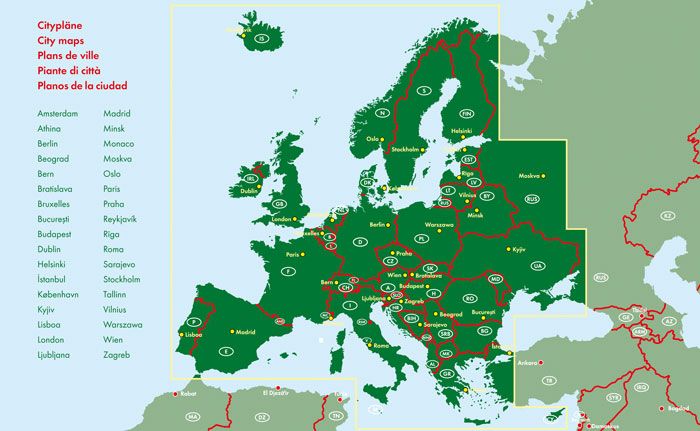 Atlas routier - Europe (compact) | Freytag & Berndt atlas Freytag & Berndt 