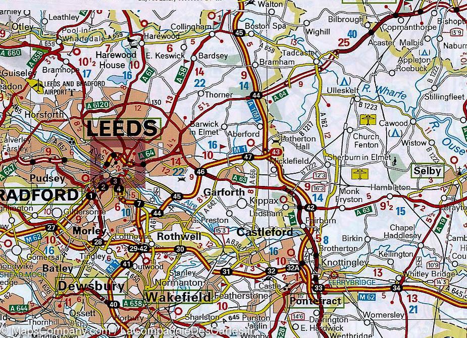 Atlas routier à spirales - Grande Bretagne & Irlande (multilingue) | Michelin atlas Michelin