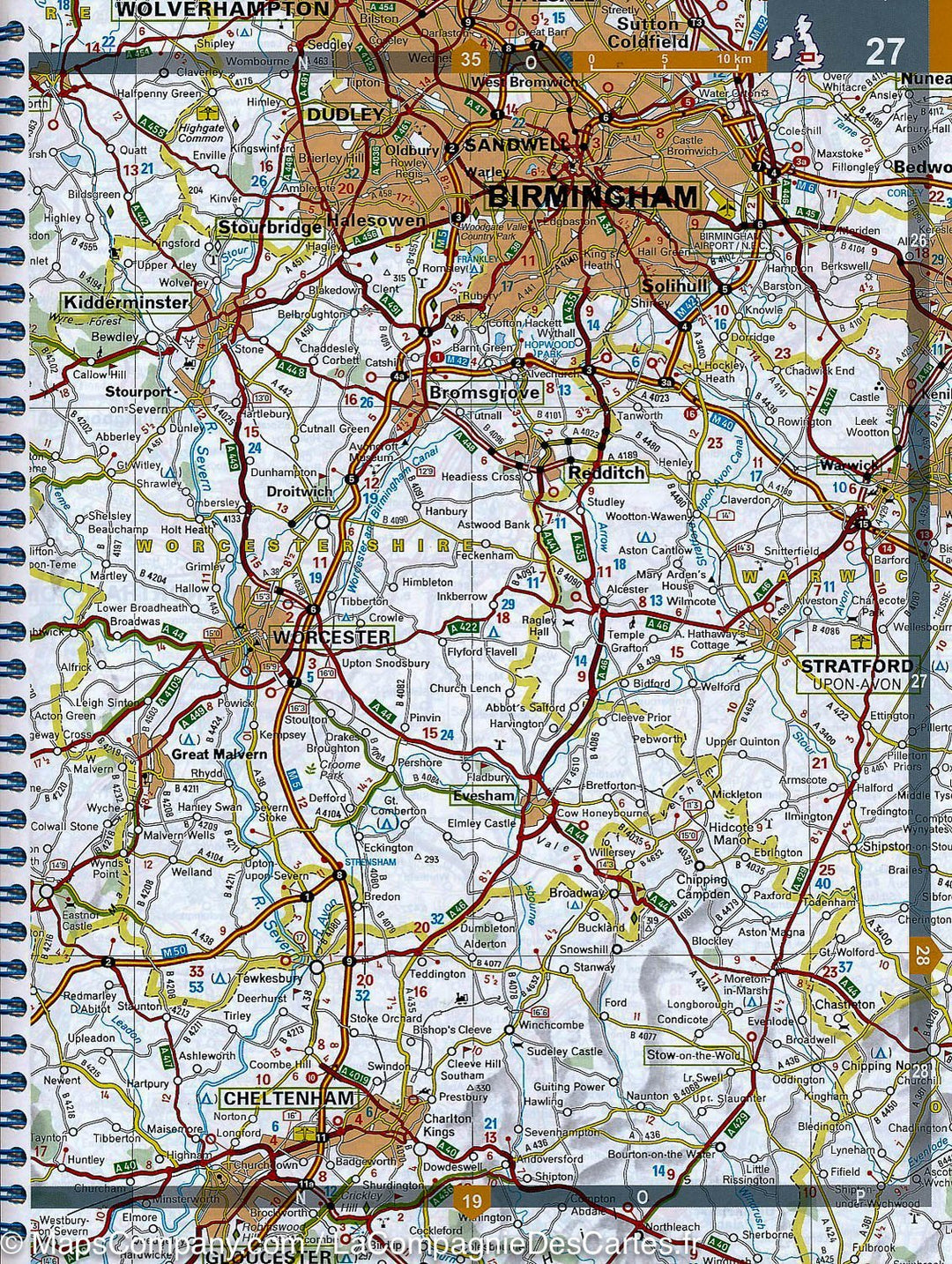 Atlas routier - Grande Bretagne & Irlande | Michelin - La Compagnie des Cartes