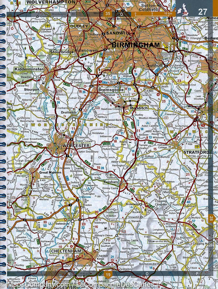 Atlas routier - Grande Bretagne & Irlande | Michelin - La Compagnie des Cartes