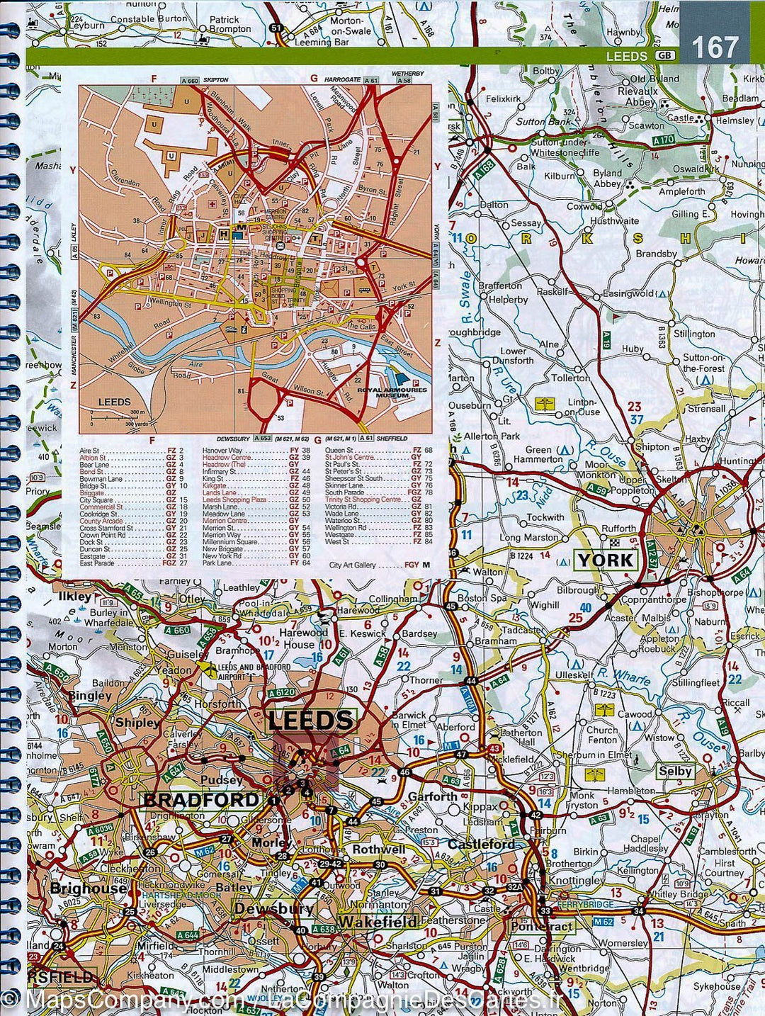 Atlas routier - Grande Bretagne & Irlande | Michelin - La Compagnie des Cartes