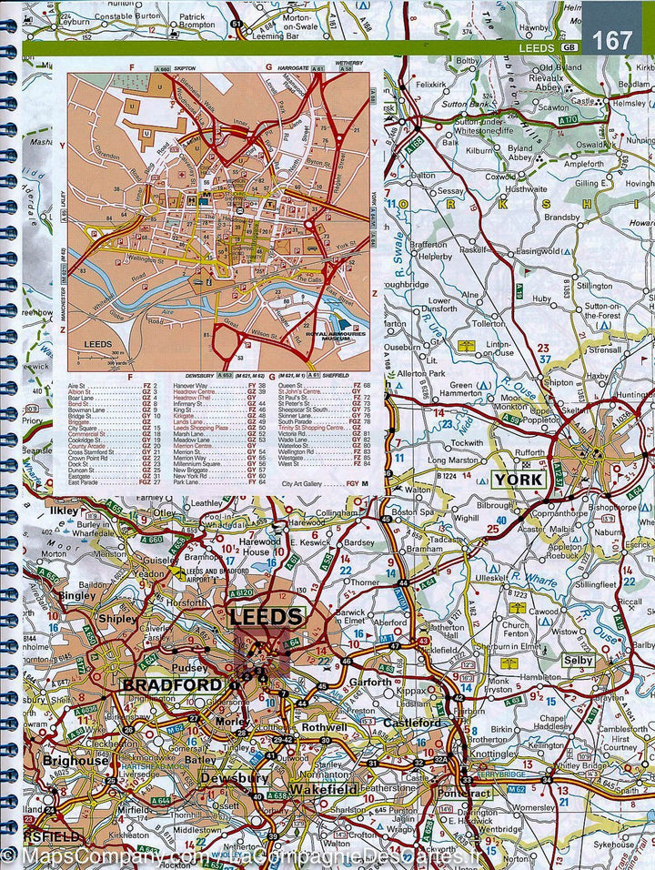 Atlas routier - Grande Bretagne & Irlande | Michelin - La Compagnie des Cartes