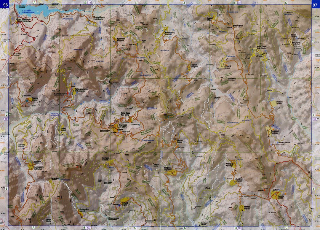 Atlas routier - Grèce Centrale (au 1/50 000) | Anavasi atlas Anavasi 