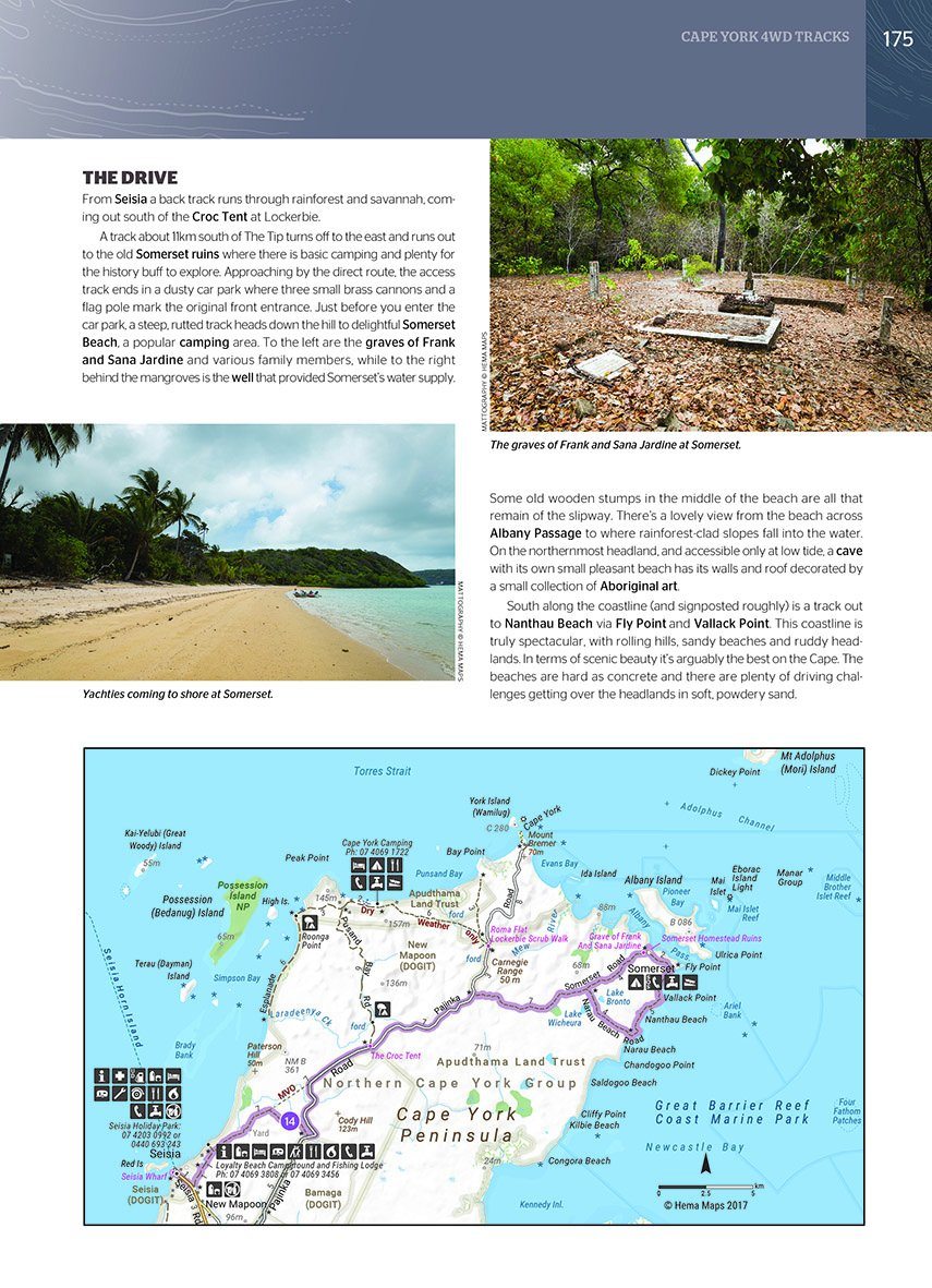 Atlas routier et guide du Cape York (Australie) | Hema Maps - La Compagnie des Cartes