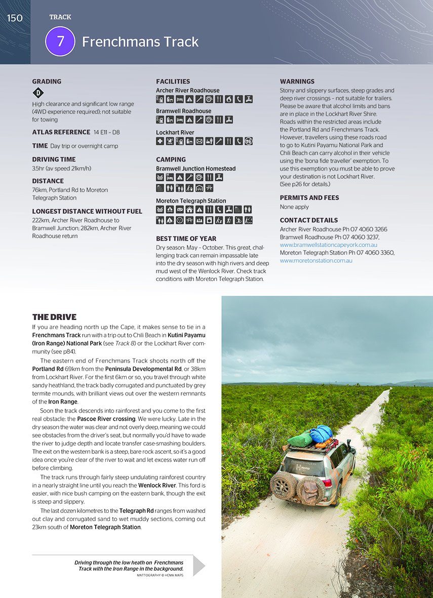 Atlas routier & guide - Cape York (Queensland, Australie) | Hema Maps atlas Hema Maps