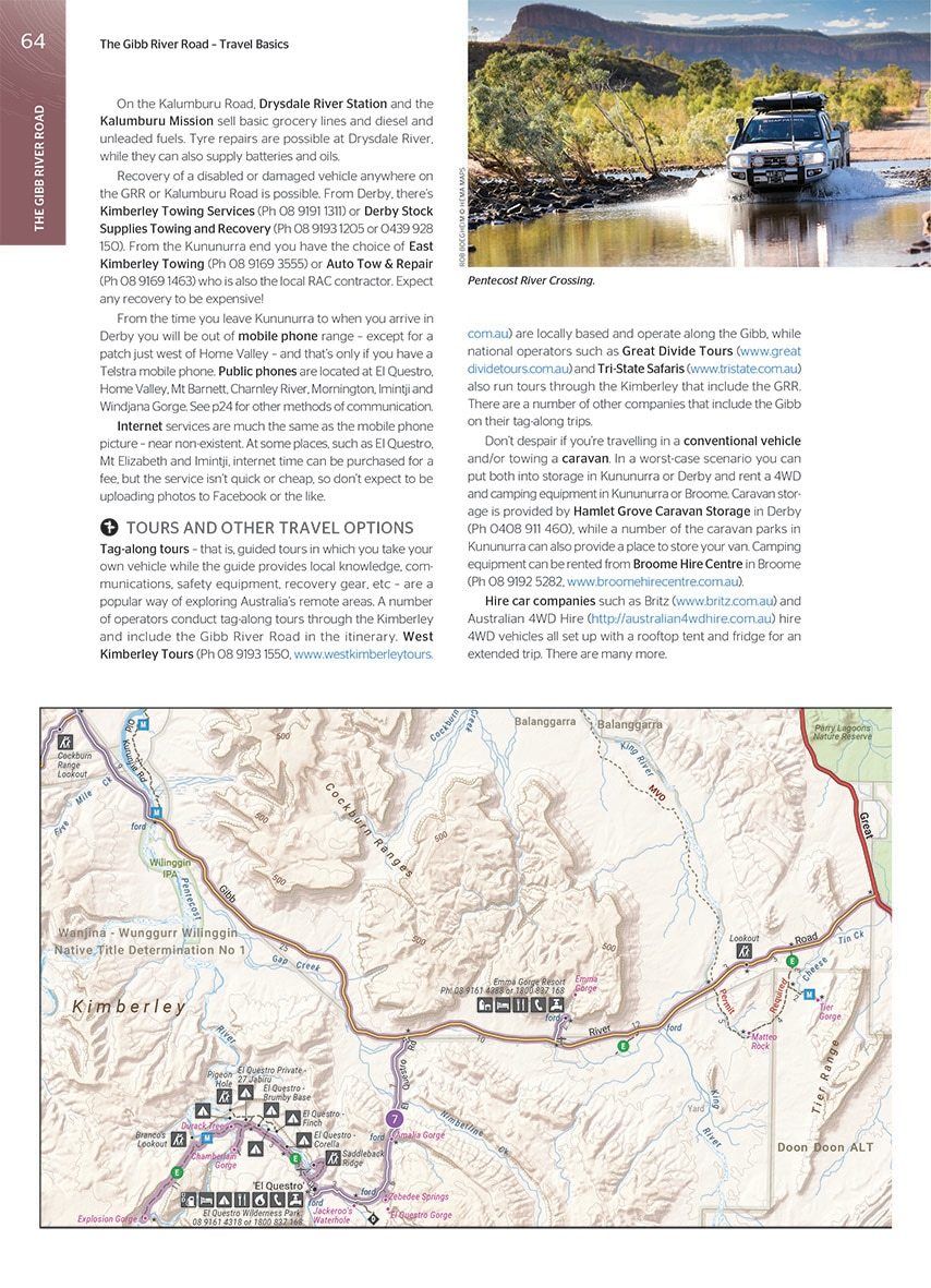 Atlas routier & guide - Kimberley (Australie) | Hema Maps atlas Hema Maps