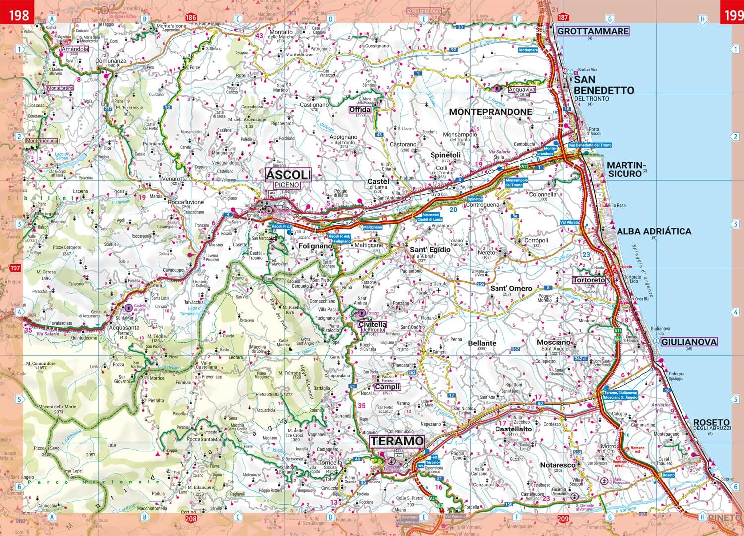 Atlas routier - Italie (à spirales) | Freytag & Berndt atlas Freytag & Berndt