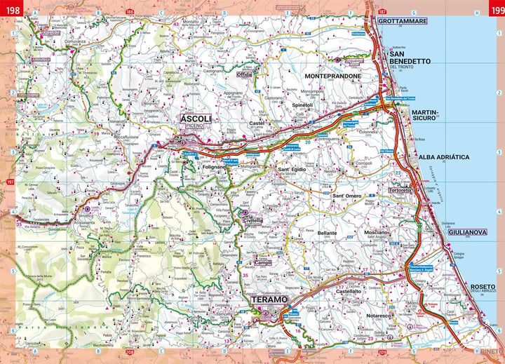 Atlas routier - Italie (à spirales) - Édition 2023 | Freytag & Berndt atlas Freytag & Berndt 