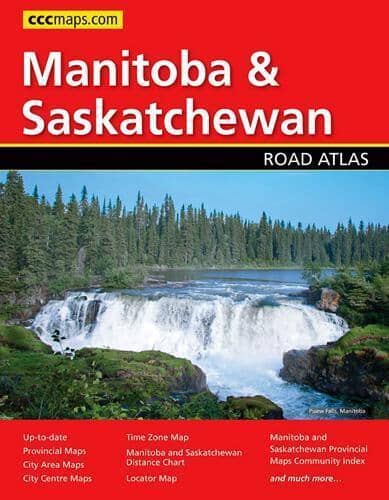 Atlas routier - Manitoba et Saskatchewan | Canadian Cartographics Corporation atlas Canadian Cartographics Corporation
