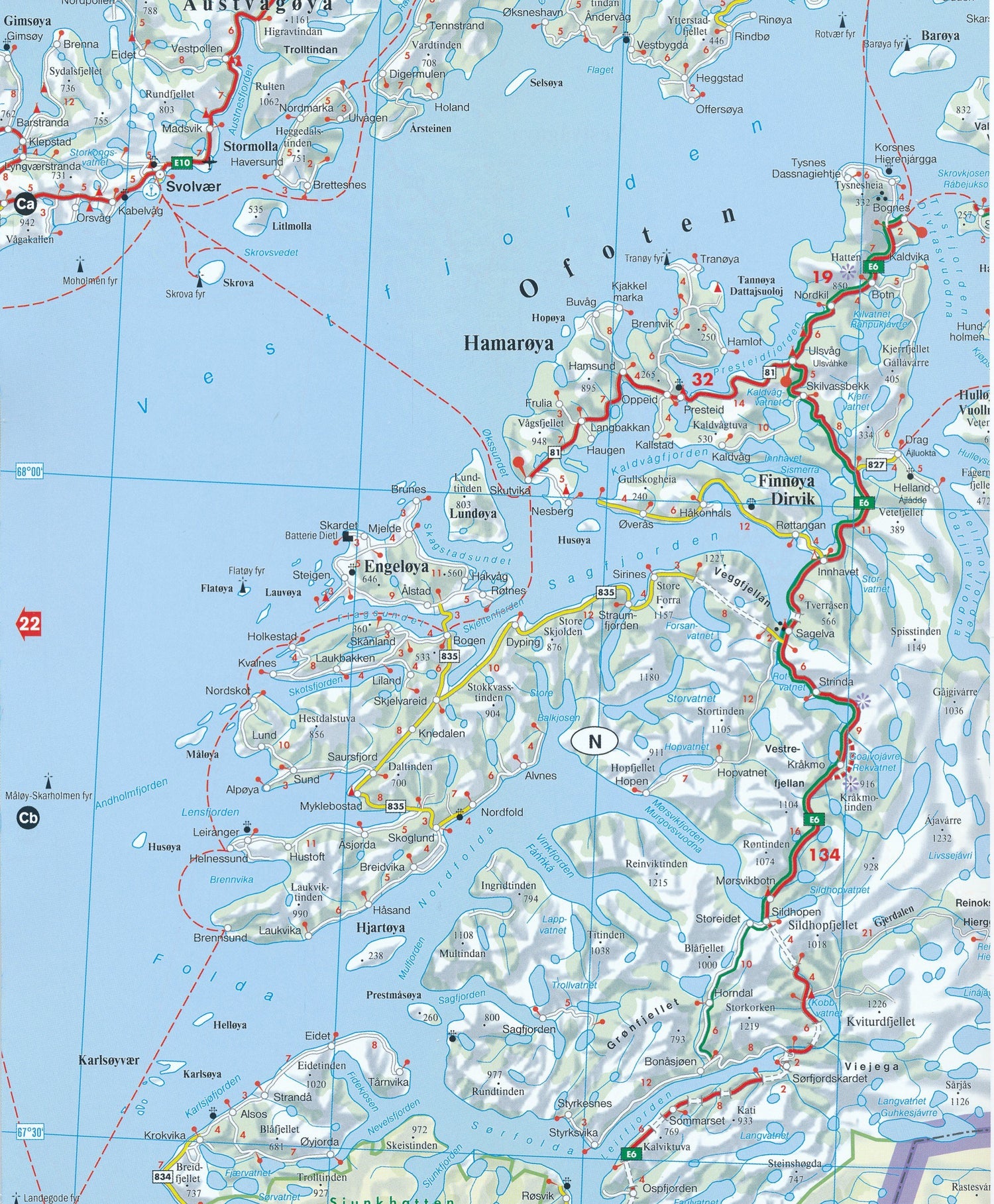 Atlas routier - Norvège | Freytag & Berndt atlas Freytag & Berndt 