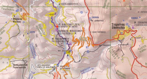 Atlas routier - Péloponnèse | Anavasi atlas Anavasi 