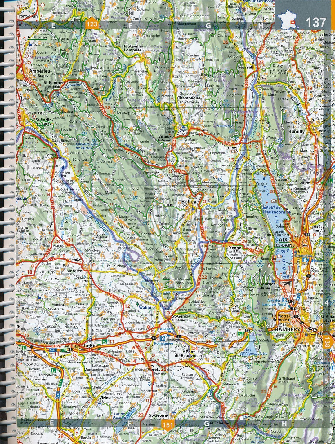 Atlas routier plastifié - France (à spirales) - Édition 2021 | Michelin atlas Michelin 
