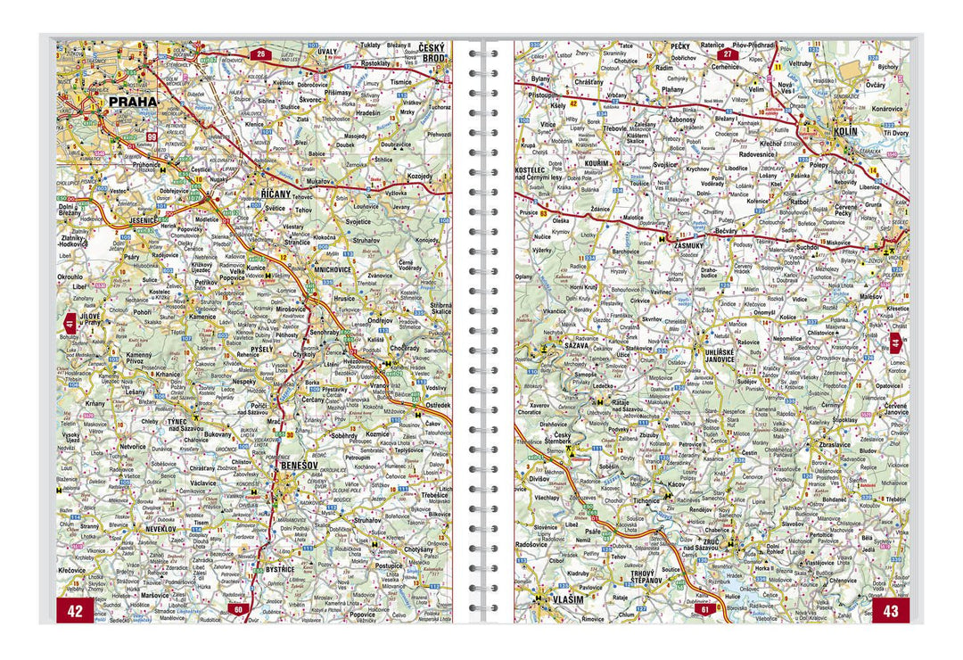 Atlas routier - République Tchèque & Slovaque | Freytag & Berndt atlas Freytag & Berndt 