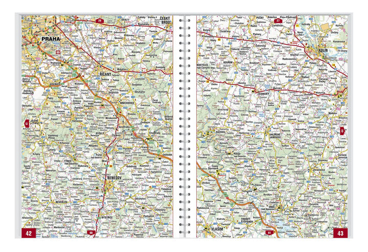 Atlas routier - République Tchèque & Slovaque | Freytag & Berndt atlas Freytag & Berndt 