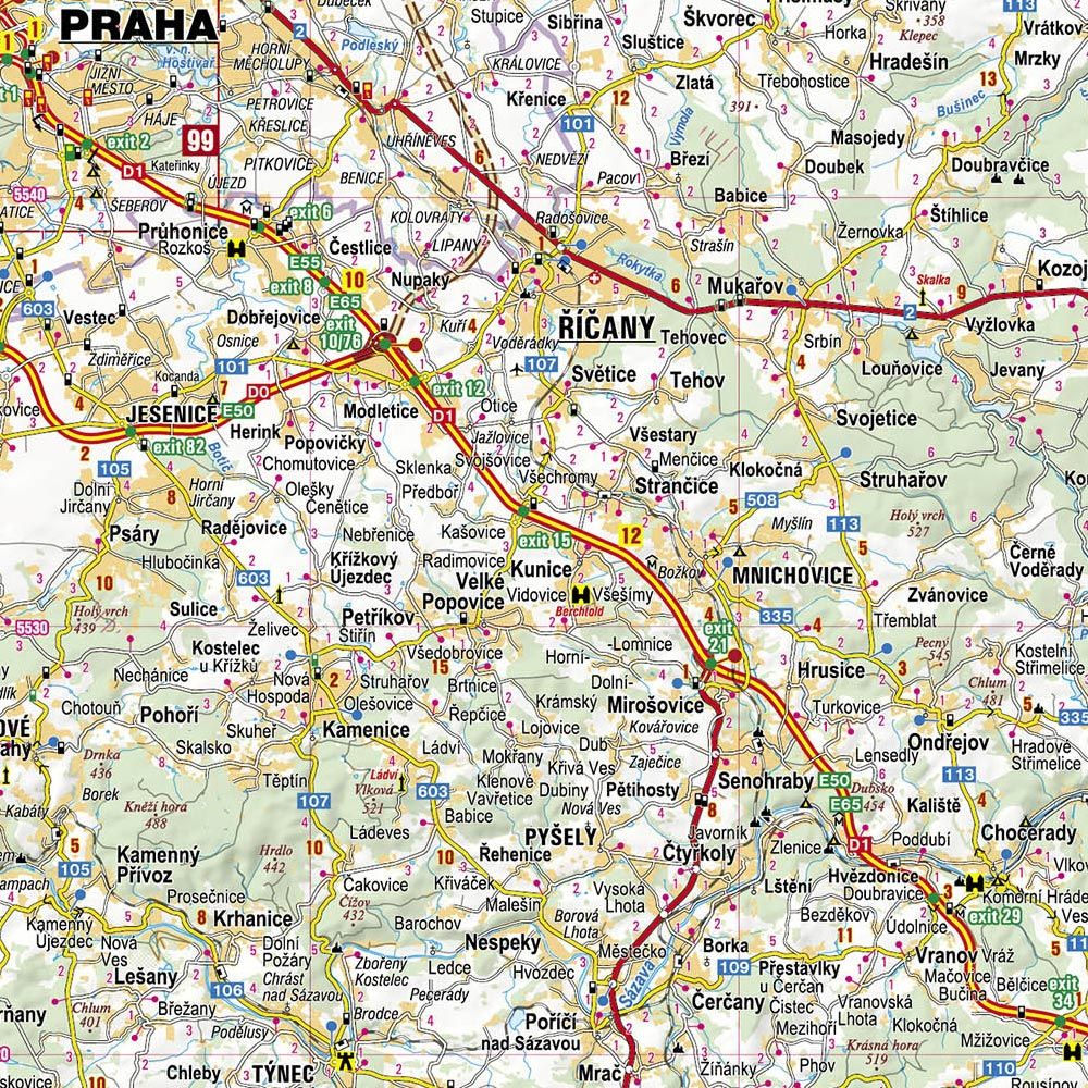 Atlas routier - République Tchèque & Slovaque | Freytag & Berndt atlas Freytag & Berndt 