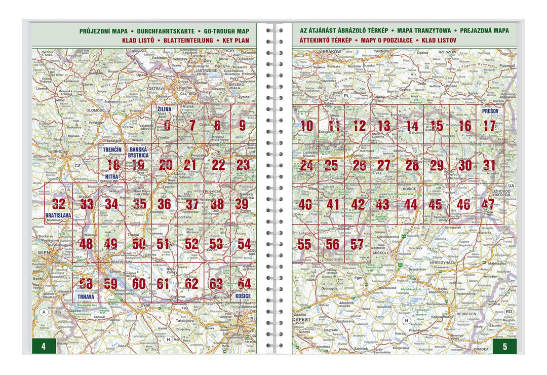 Atlas routier - République Tchèque & Slovaque | Freytag & Berndt atlas Freytag & Berndt 