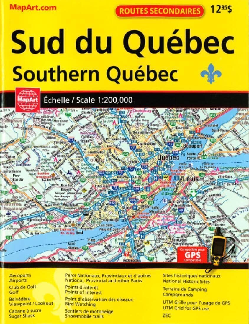 Atlas routier - Sud du Québec | Canadian Cartographics Corporation atlas Canadian Cartographics Corporation