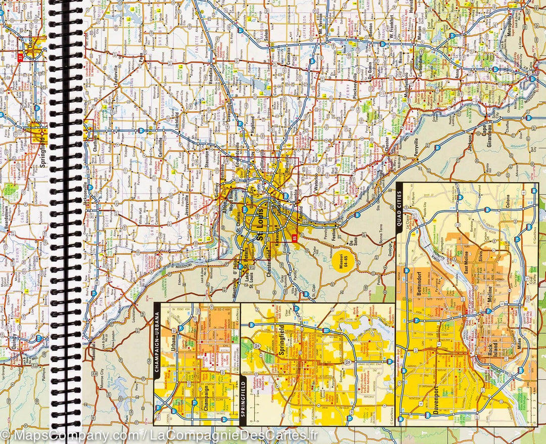 Atlas routier très grand format des USA Canada & Mexique | National Geographic atlas National Geographic 