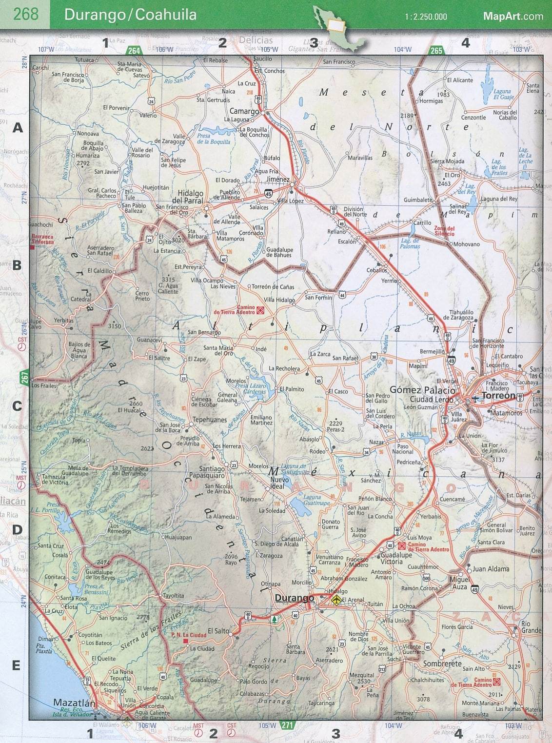 Atlas routier - USA, Canada & Mexique | Hallwag atlas Hallwag