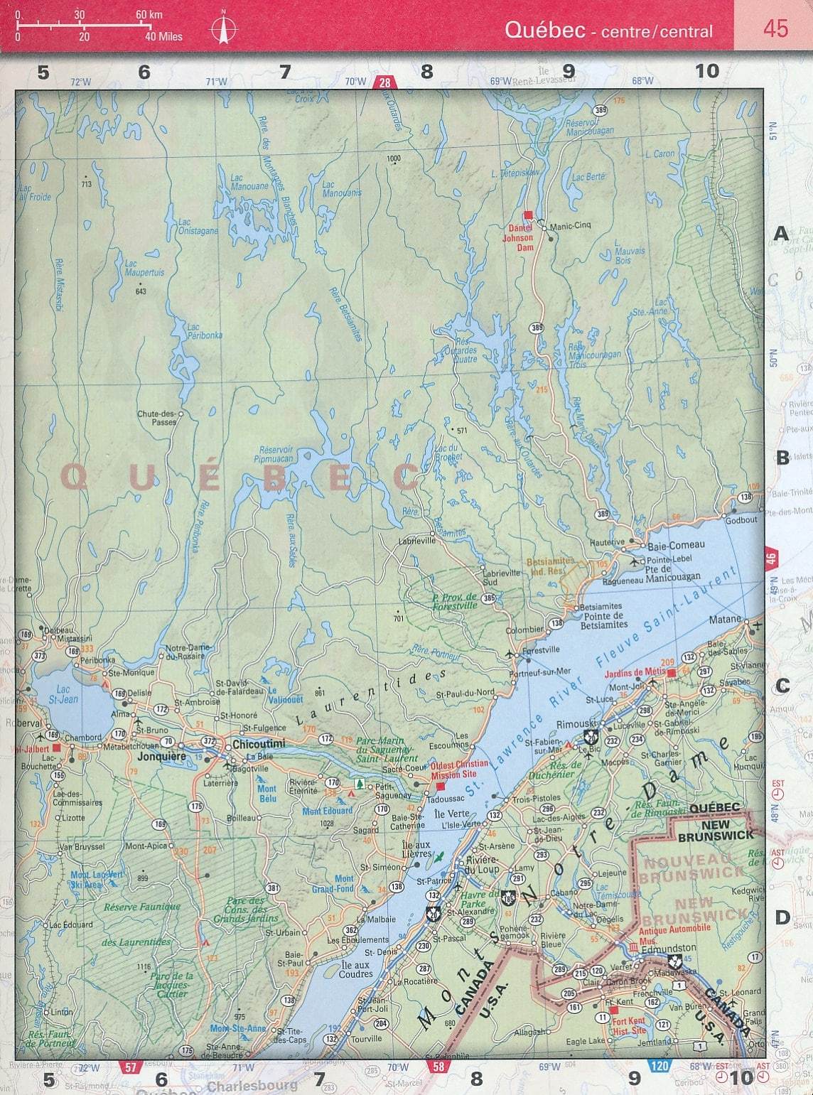 Atlas routier - USA, Canada & Mexique | Hallwag atlas Hallwag