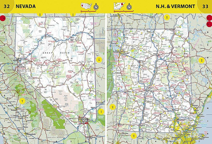Atlas routier - USA, Canada, Mexique (Scenic Drives) | National Geographic atlas National Geographic 