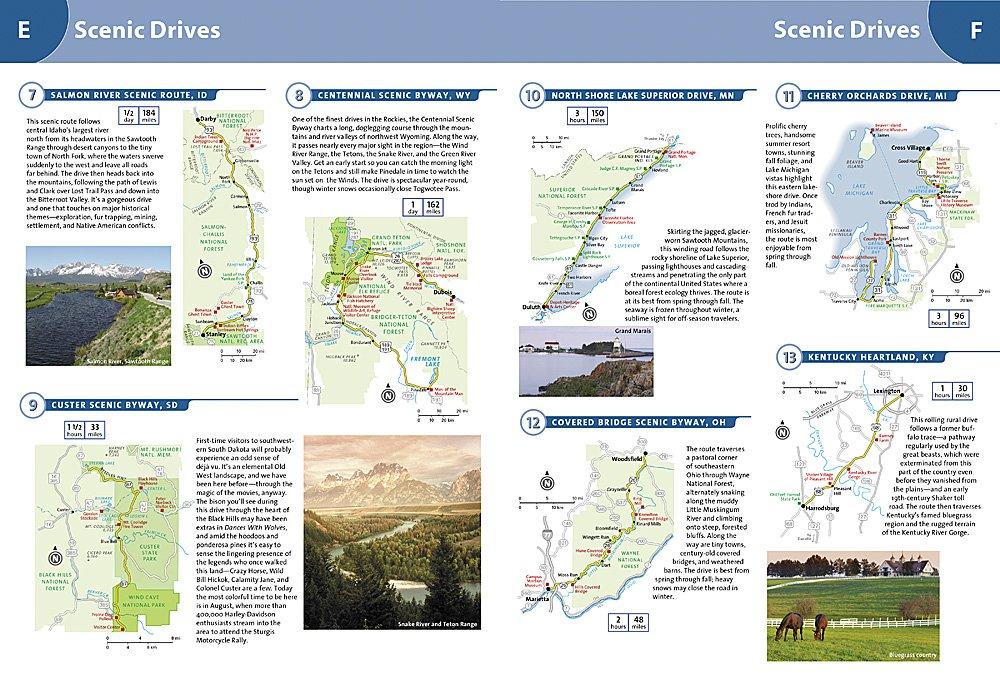 Atlas routier - USA, Canada, Mexique (Scenic Drives) | National Geographic atlas National Geographic 