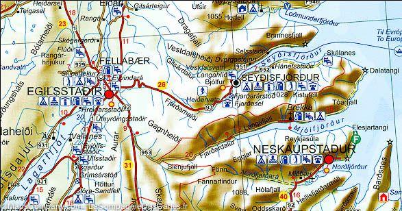 Atlas touristique de poche- Islande | Ferdakort atlas Ferdakort