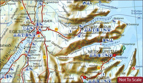 Atlas touristique de poche- Islande | Ferdakort atlas Ferdakort