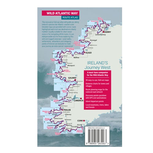 Atlas touristique - Wild Atlantic Way (Côte atlantique de l'Irlande) | Xploreit atlas Xploreit