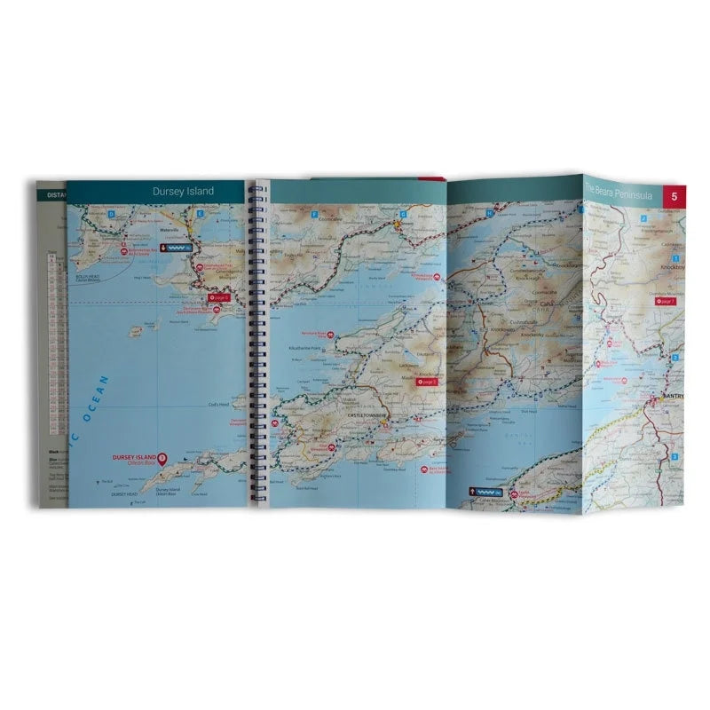 Atlas touristique - Wild Atlantic Way (Côte atlantique de l'Irlande) | Xploreit carte pliée Xploreit 