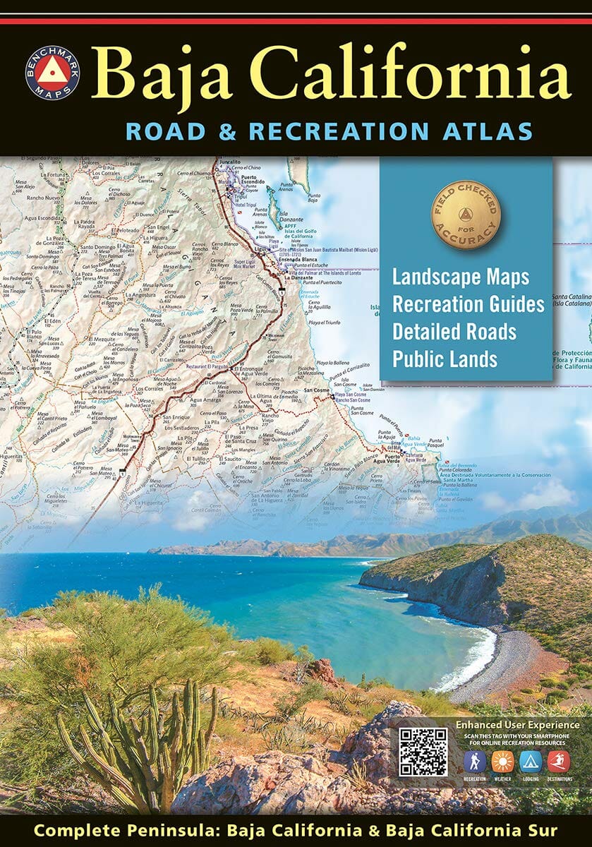 Baja California Road and Recreation Atlas | Benchmark Maps atlas Benchmark Maps 