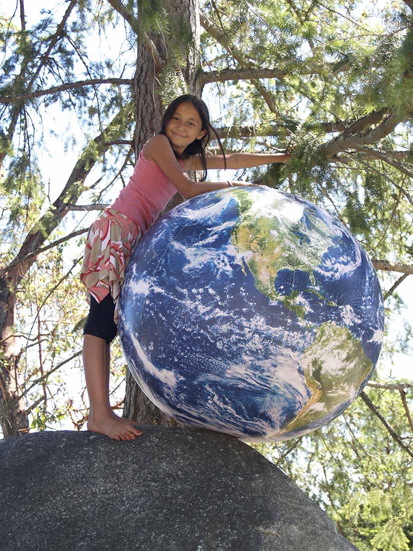 Ballon gonflable de 1 m - Terre vue de l'espace | Earthball globe Earthball 