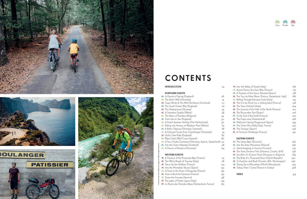 Beau livre (en anglais) - Epic bike rides of Europe | Lonely Planet beau livre Lonely Planet 