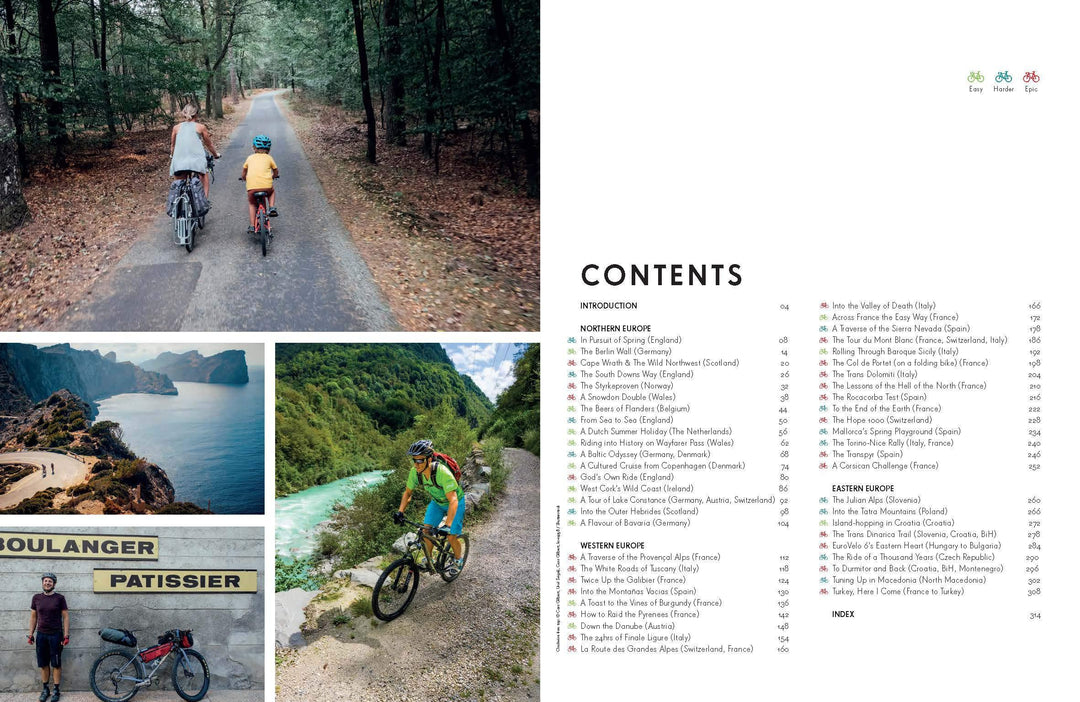 Beau livre (en anglais) - Epic bike rides of Europe | Lonely Planet beau livre Lonely Planet 