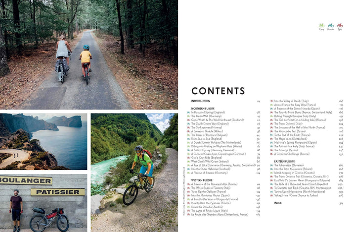 Beau livre (en anglais) - Epic bike rides of Europe | Lonely Planet beau livre Lonely Planet 