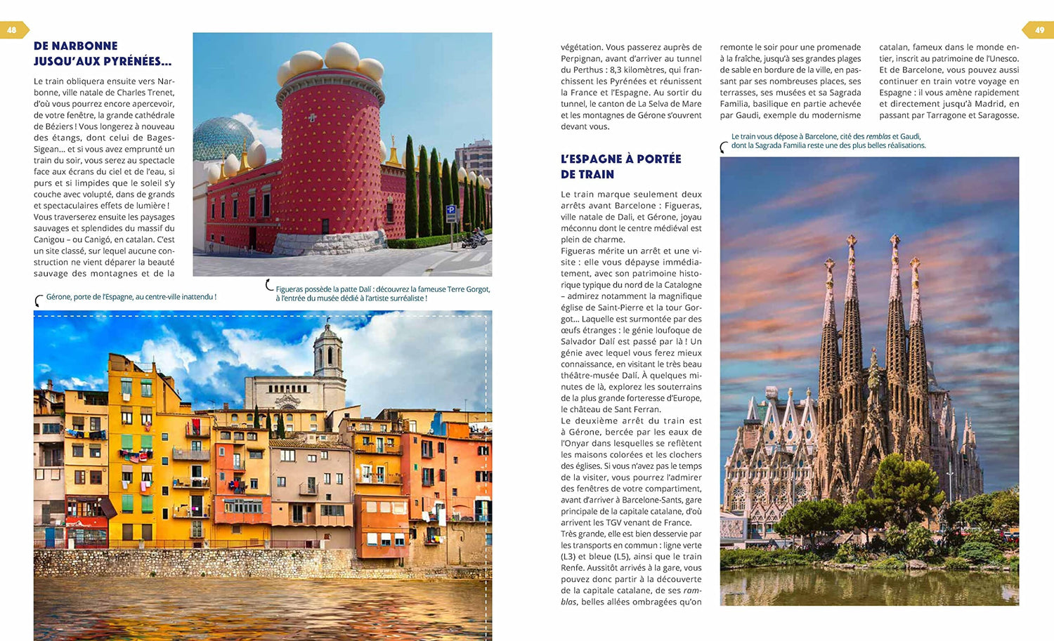 Beau livre - Les plus beaux voyages en train à travers l'Europe | Larousse beau livre Dilibel 