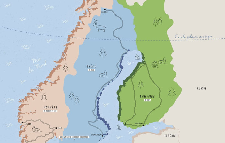 Beau livre - L'Europe du Nord en train : 16 itinéraires de l'Écosse à la Scandinavie | Hachette beau livre Hachette 