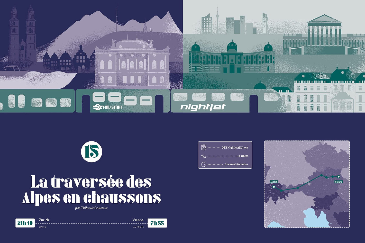 Beau livre - Trains de nuit : 30 trajets inoubliables (Europe) | Gallimard beau livre Gallimard 