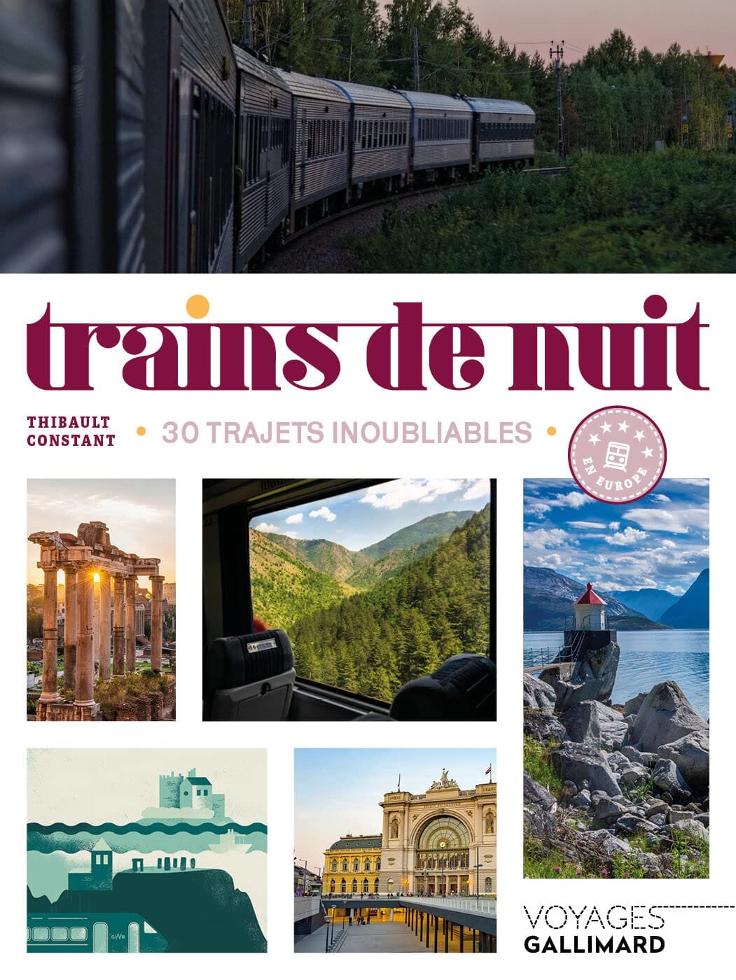Beau livre - Trains de nuit : 30 trajets inoubliables (Europe) | Gallimard beau livre Gallimard 