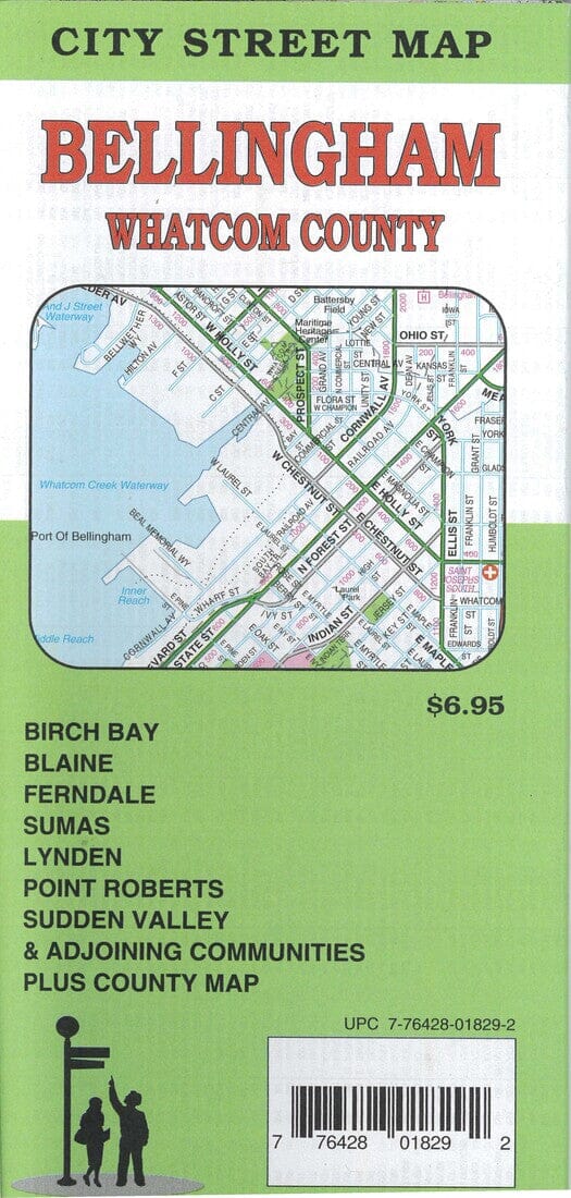 Bellingham : Comté de Whatcom | GM Johnson plan de ville GM Johnson