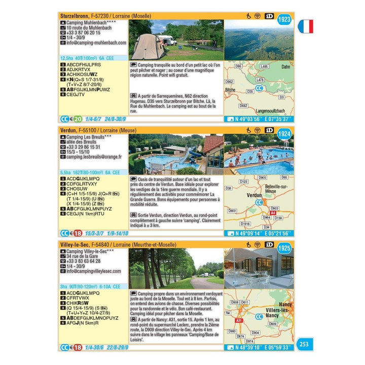 CampingCard ACSI - Carte de réductions & Guide - Europe 2022 guide pratique ACSI 