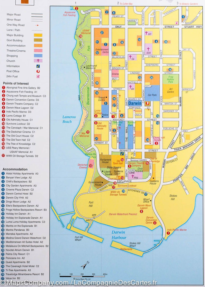 Camps Australia Wide 10 - Atlas routier d'Australie et guide des campings (très grand format) | Hema Maps atlas Hema Maps 